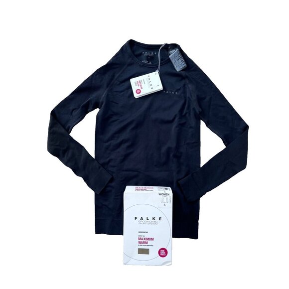 FALKE 33042 Maximum Warm Tight Fit Top Black ( S ) - Picture 3 of 4
